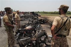 حصيلة حريق الصهريج في باكستان ترتفع الى 153 قتيلا